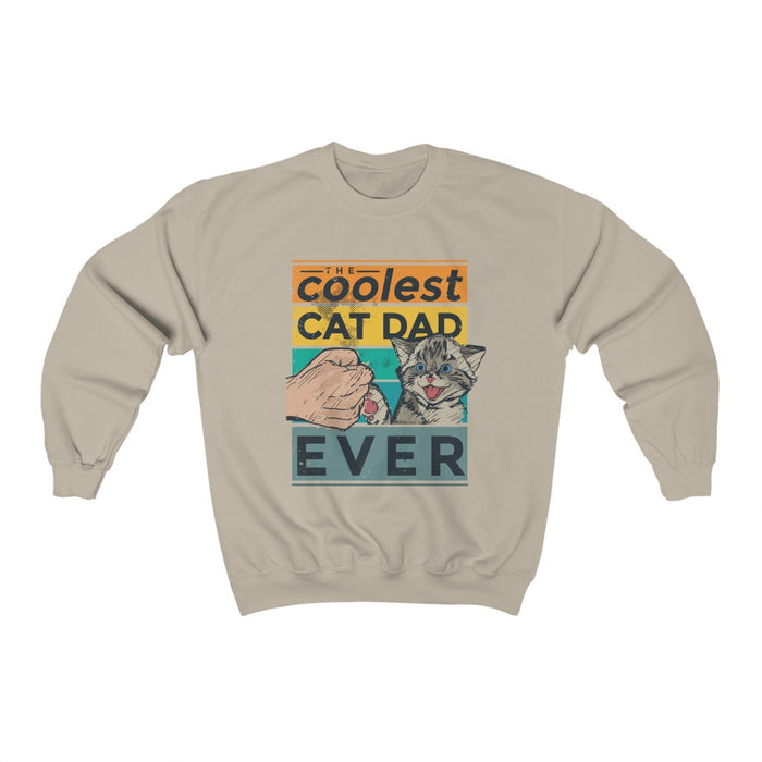 Coolest Cat Dad Unisex Sweatshirt