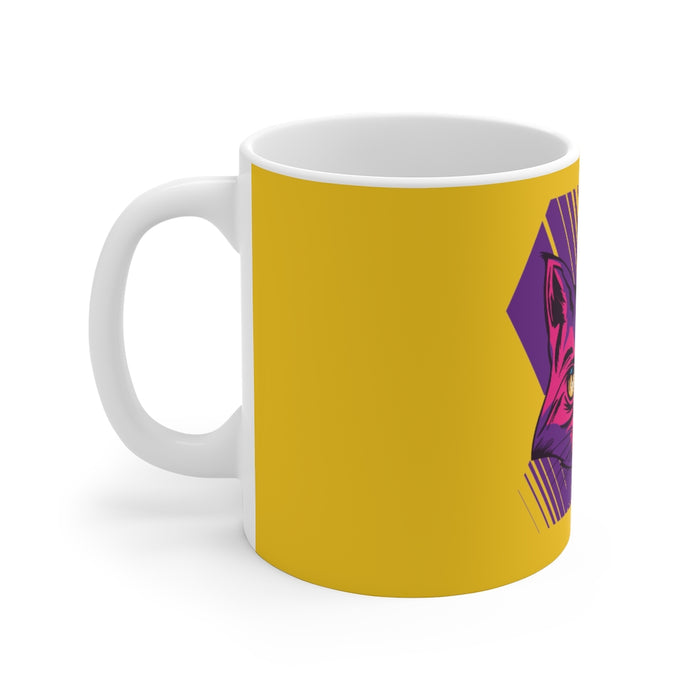 Cat Coffee Mug | Vibrant Cat Coffee Mug | sumoearth 🌎