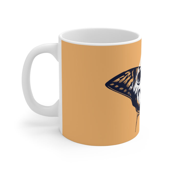Skull Coffee Mug | Skull Coffee Mug - Morning Butterfly | sumoearth 🌎