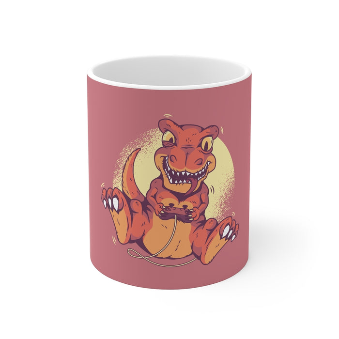 Gamer Coffee Mug | Gamer Dinosaur | Gamer Coffee Mug | sumoearth 🌎