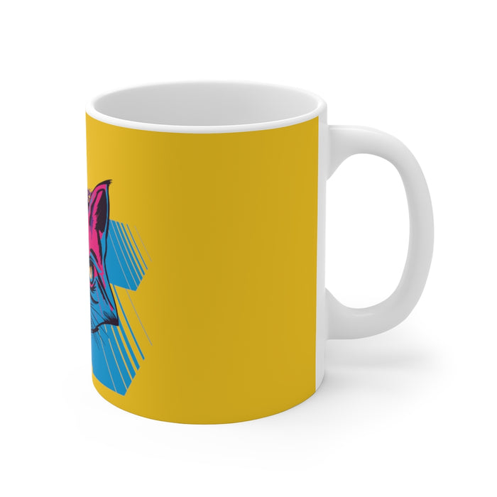 Cat Coffee Mug | Vibrant Cat Coffee Mug | sumoearth 🌎