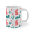 Cat Coffee Mug | Silhouettes and Flowers | Cat Coffee Mug | sumoearth 🌎
