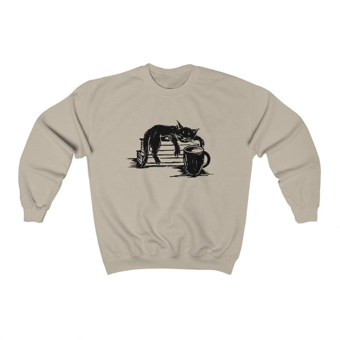 Cat and Coffee Unisex Sweatshirt