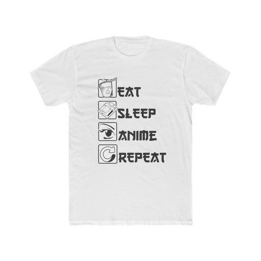 T-Shirt | Eat Sleep Anime Repeat Men's T Shirt | sumoearth 🌎