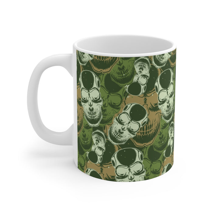 Skull Coffee Mug | Skull Coffee Mug - Camouflage Gas | sumoearth 🌎