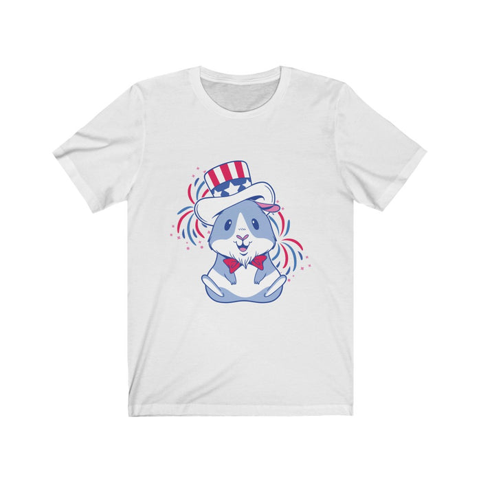 4th of July T-Shirts | Women's Patriotic Guinea Pig T-Shirt | sumoearth 🌎