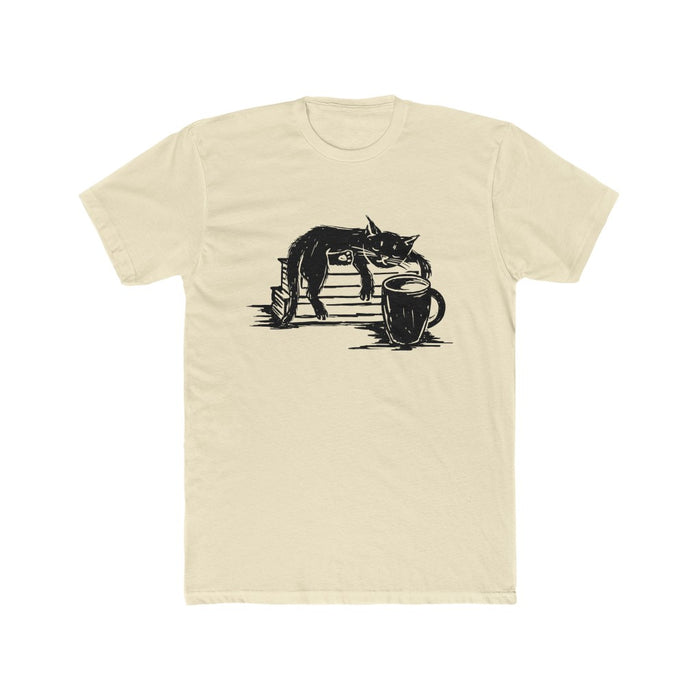 Cat and Coffee Men's T Shirt
