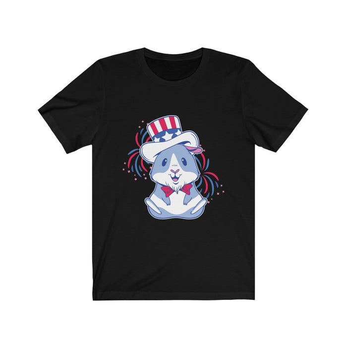 4th of July T-Shirts | Women's Patriotic Guinea Pig T-Shirt | sumoearth 🌎
