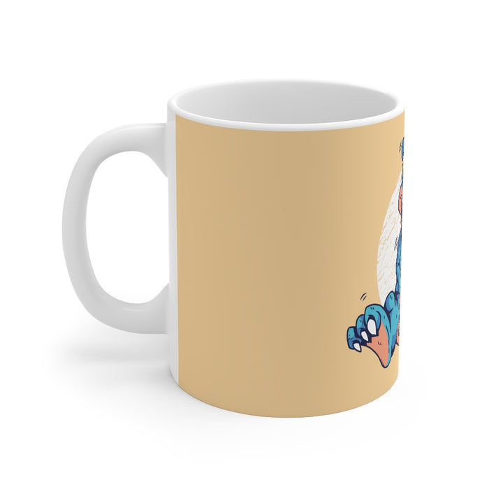 Dinosaur Coffee Mugs | Dinosaur with Ice Cream Coffee Mug | sumoearth 🌎
