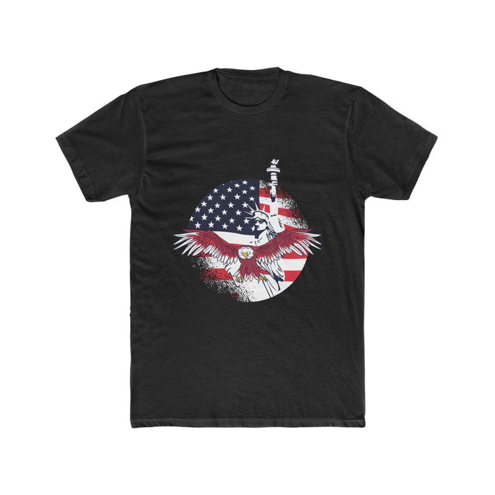 4th of July T-Shirts | Men's American Flag Eagle T-Shirt | sumoearth 🌎