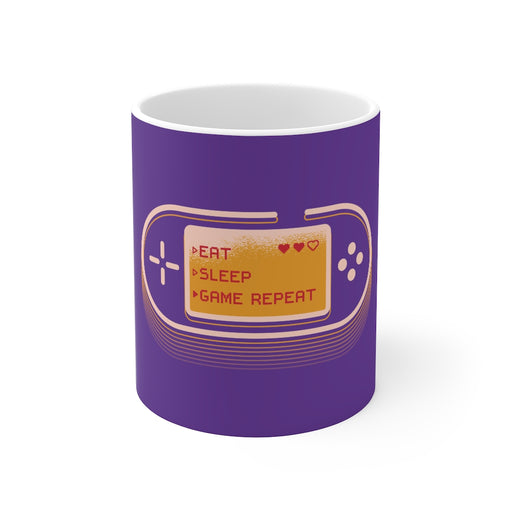 Gamer Coffee Mug | Eat Sleep Game Repeat | Gamer Coffee Mug | sumoearth 🌎
