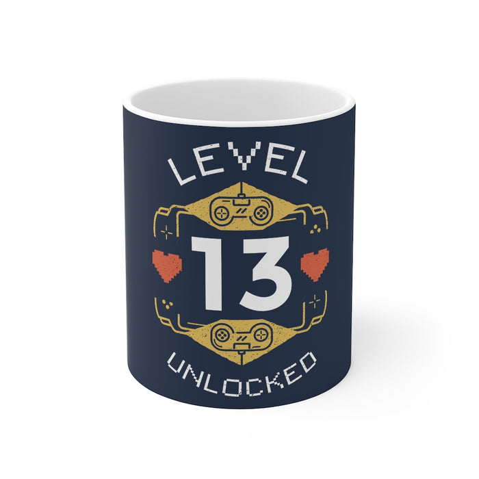 Gamer Coffee Mug | Level 13 Unlocked | Gamer Coffee Mug | sumoearth 🌎