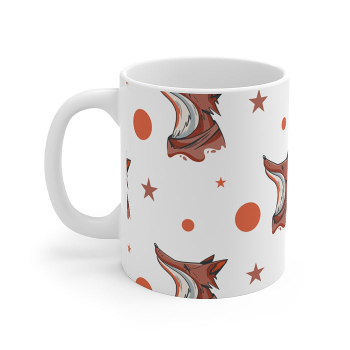 Fox Coffee Mugs | Fox Coffee Mug - Bright Night | sumoearth 🌎