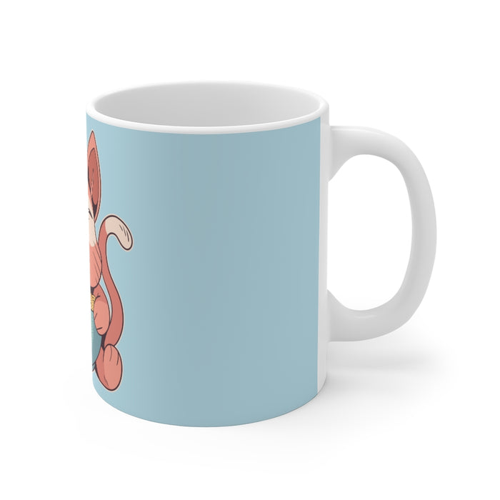Cat Coffee Mug | Ramen Cat Coffee Mug | sumoearth 🌎