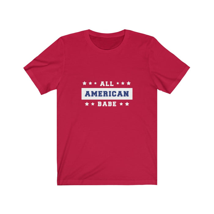 4th of July T-Shirts | Women's All American Babe T-Shirt | sumoearth 🌎