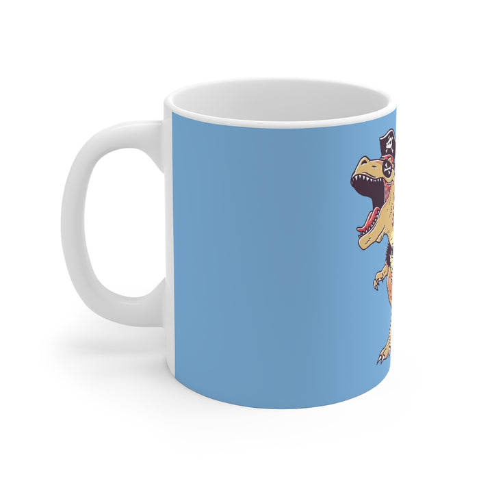 Dinosaur Coffee Mugs | Pirate Dinosaur Coffee Mug | sumoearth 🌎
