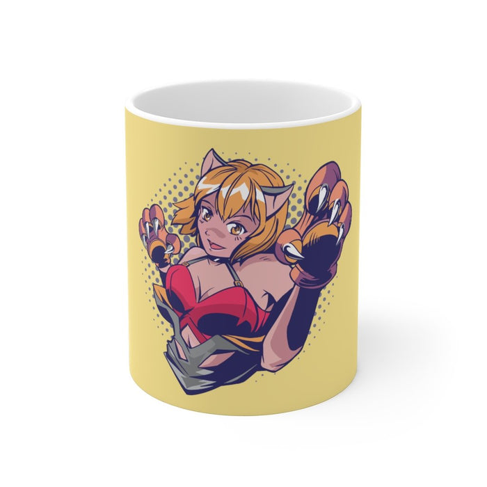 Anime Coffee Mug | Anime Coffee Mug - Paw Girl | sumoearth 🌎