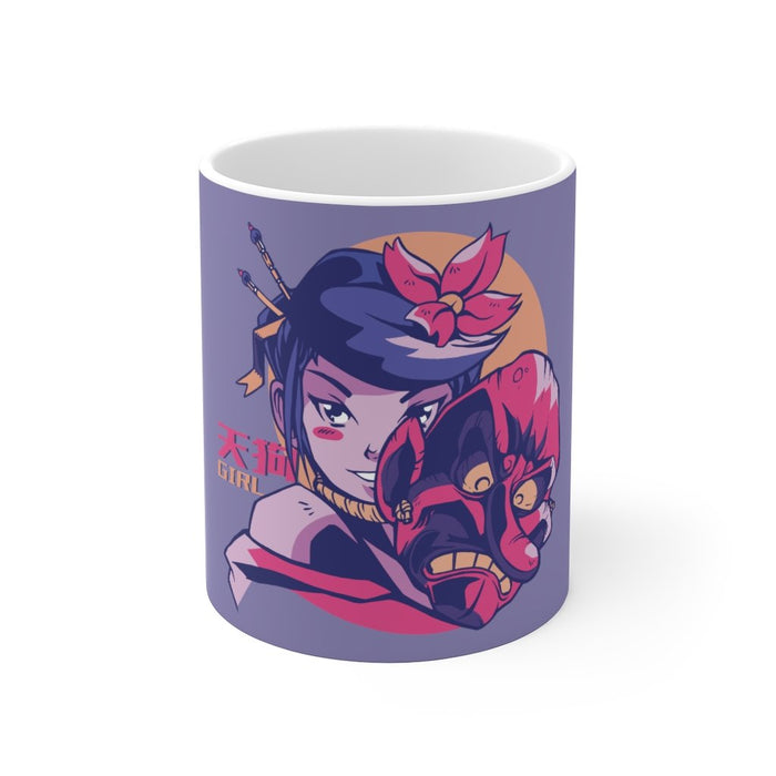 Anime Coffee Mug | Anime Coffee Mug - Tengu Girl | sumoearth 🌎