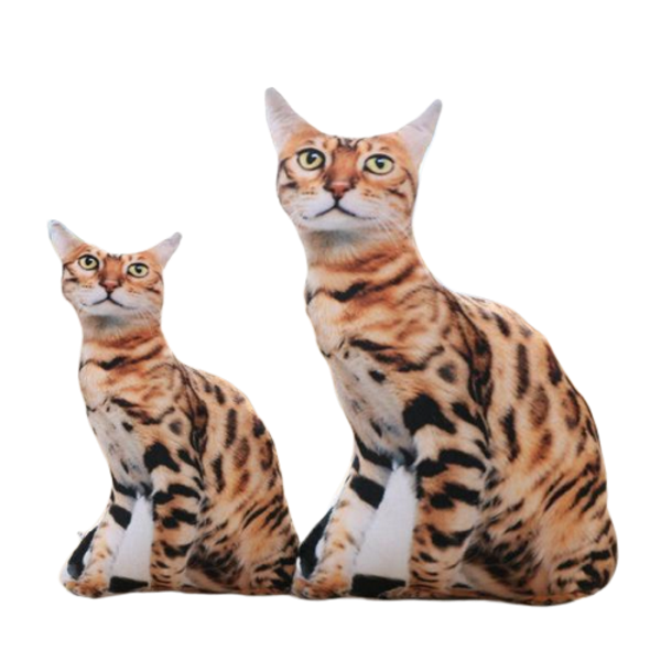 Cat Plush | Realistic Stuffed Cat Plush Toy | Bengal, Russian Blue, Siamese, Tabby | sumoearth 🌎