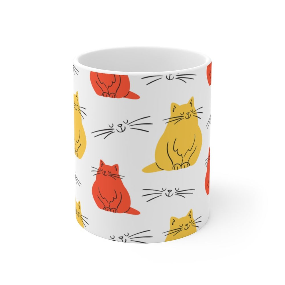 Cat Coffee Mug | Abstract Cat | Cat Coffee Mug | sumoearth 🌎