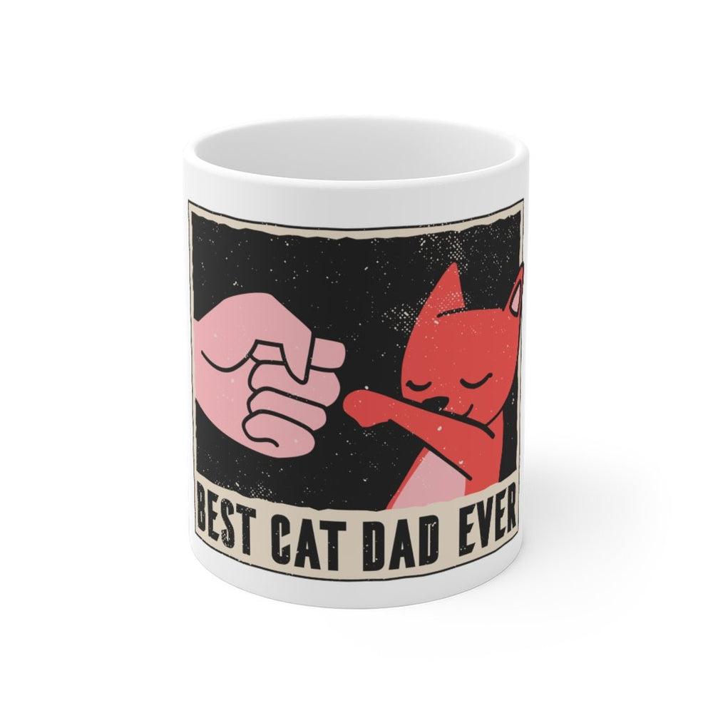 Cat Coffee Mug | Best Cat Dad Ever | Cat Coffee Mug | sumoearth 🌎
