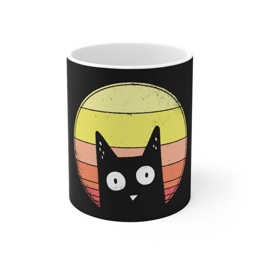 Cat Coffee Mug | Black Cat Coffee Mug | sumoearth 🌎