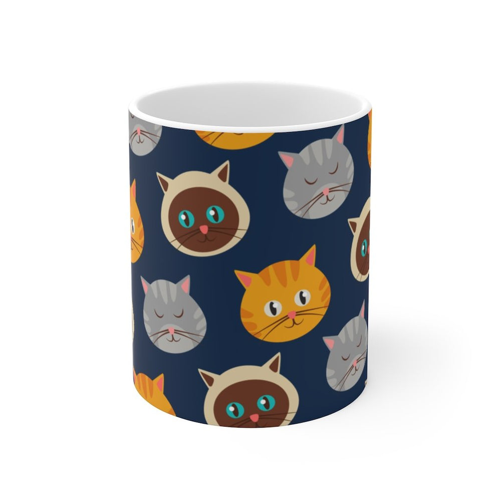 Cat Coffee Mug | Cartoon Cats Coffee Mug | sumoearth 🌎
