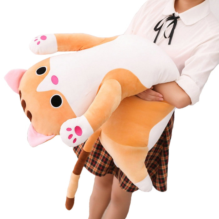 Cat Body Pillow | Neeko Kitty Cat Plush Body Pillow | sumoearth 🌎
