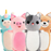sumoearth PlushBodyPillows Cat, Pig, Pig Unicorn, Shiba Inu | Happi Stuffed Animal Plush Body Pillows | sumoearth 🌎