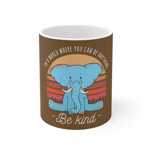 Elephant Coffee Mug | Elephant Coffee Mug - Be Kind | sumoearth 🌎