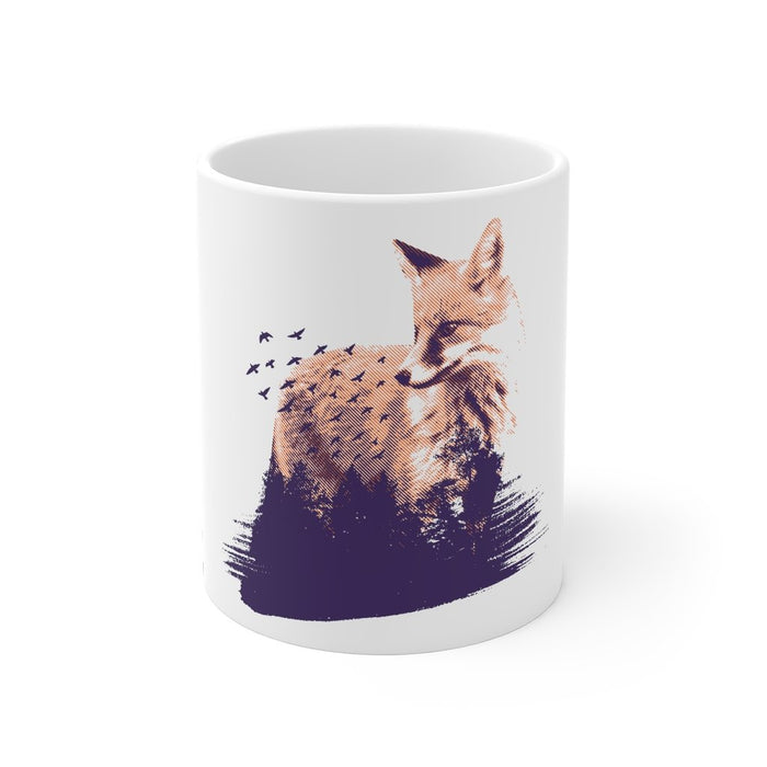 Fox Coffee Mugs | Fox Coffee Mug - Nature | sumoearth 🌎