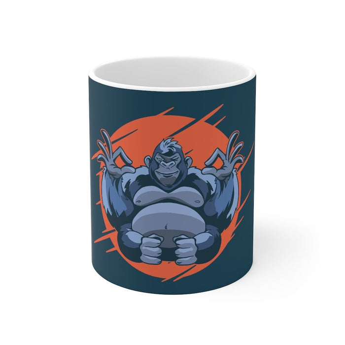 Gorilla Coffee Mugs | Gorilla Coffee Mug - Meditation | sumoearth 🌎