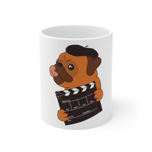 Pug Coffee Mug | Pug Coffee Mug - Director Pug | sumoearth 🌎