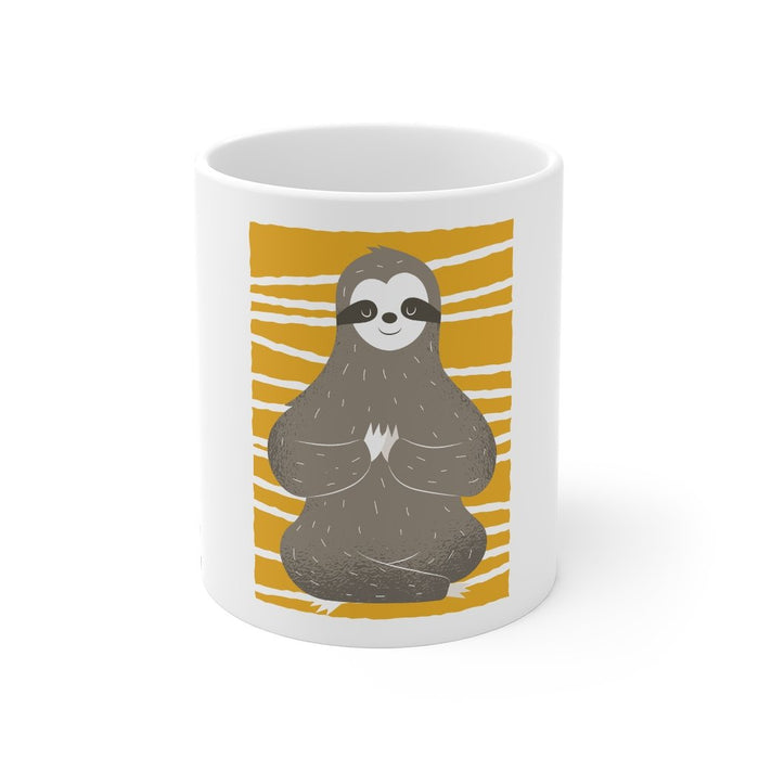 Sloth Coffee Mug | Sloth Coffee Mug - Meditation | sumoearth 🌎