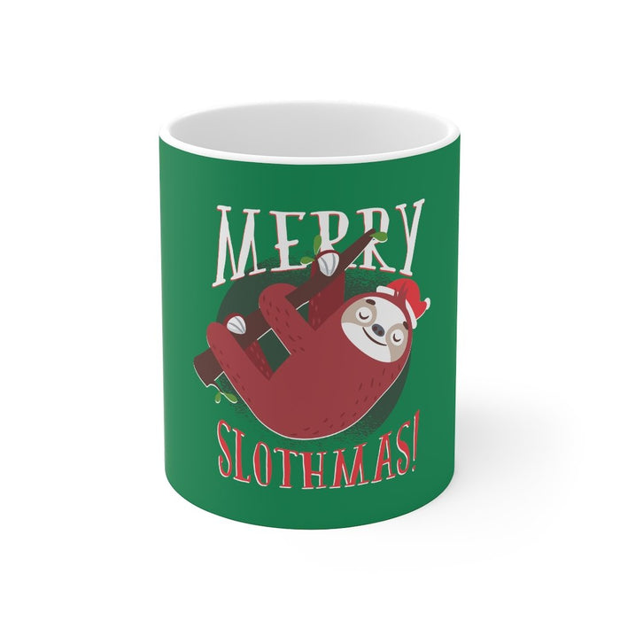 Sloth Coffee Mug | Sloth Coffee Mug - Merry Slothmas | sumoearth 🌎