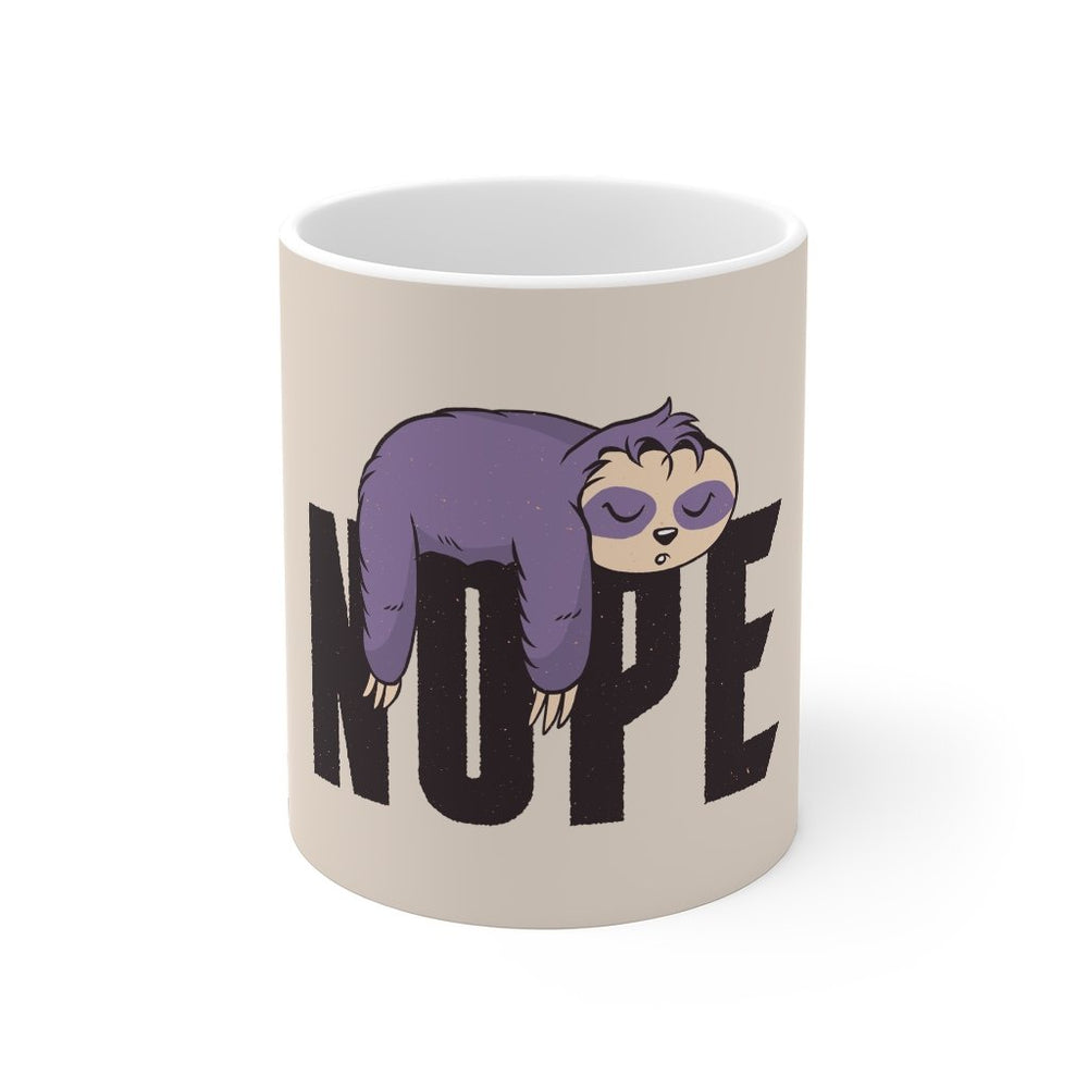 Sloth Coffee Mug | Sloth Coffee Mug - Nope | sumoearth 🌎