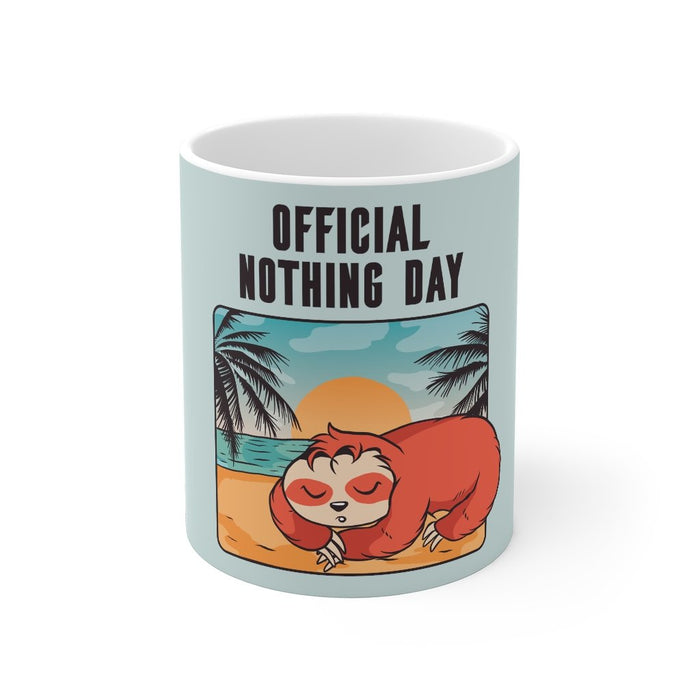 Sloth Coffee Mug | Sloth Coffee Mug - Official Nothing Day | sumoearth 🌎