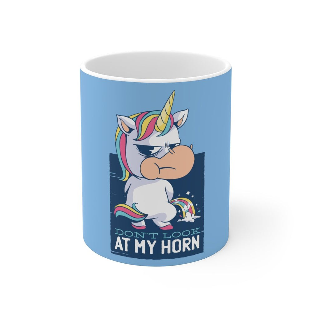 Unicorn Coffee Mug | Unicorn Coffee Mug - Don't Look At My Horn | sumoearth 🌎
