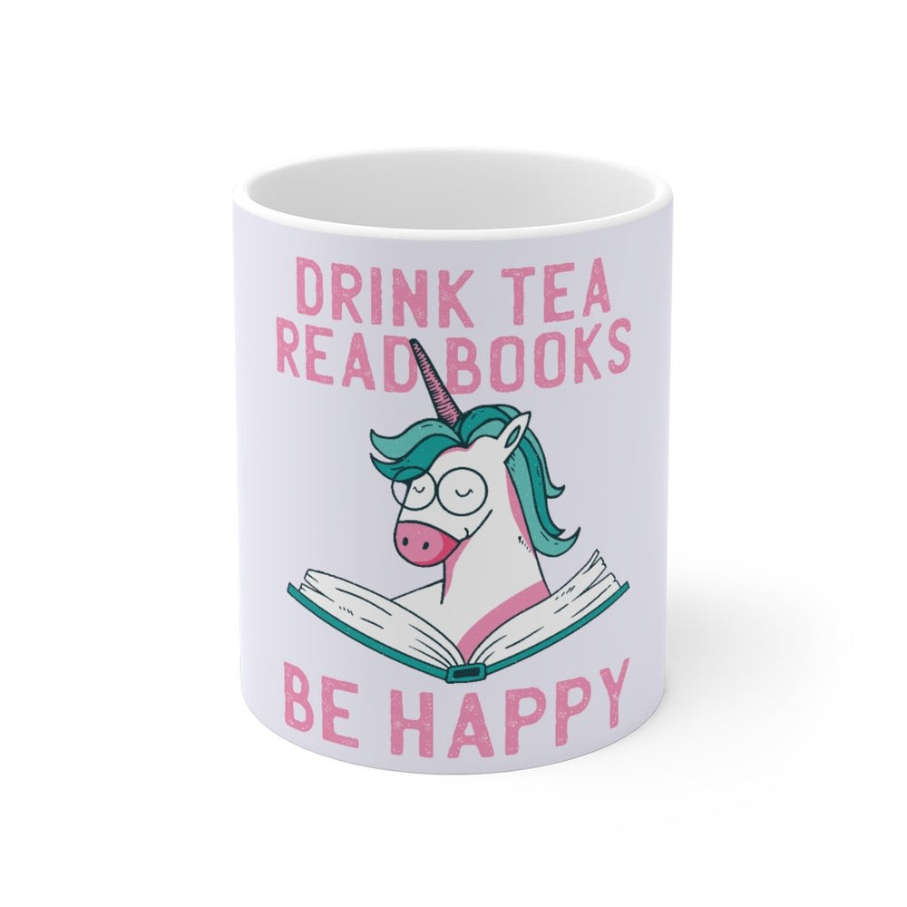 Unicorn Coffee Mug | Unicorn Coffee Mug - Drink Tea, Read Books, Be Happy | sumoearth 🌎