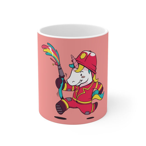 Unicorn Coffee Mug | Unicorn Coffee Mug - Unicorn Firefighter | sumoearth 🌎