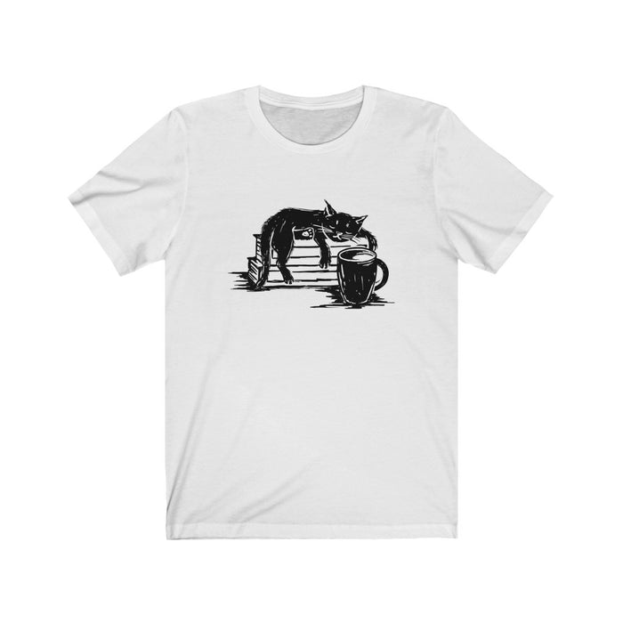Cat and Coffee Women's T Shirt