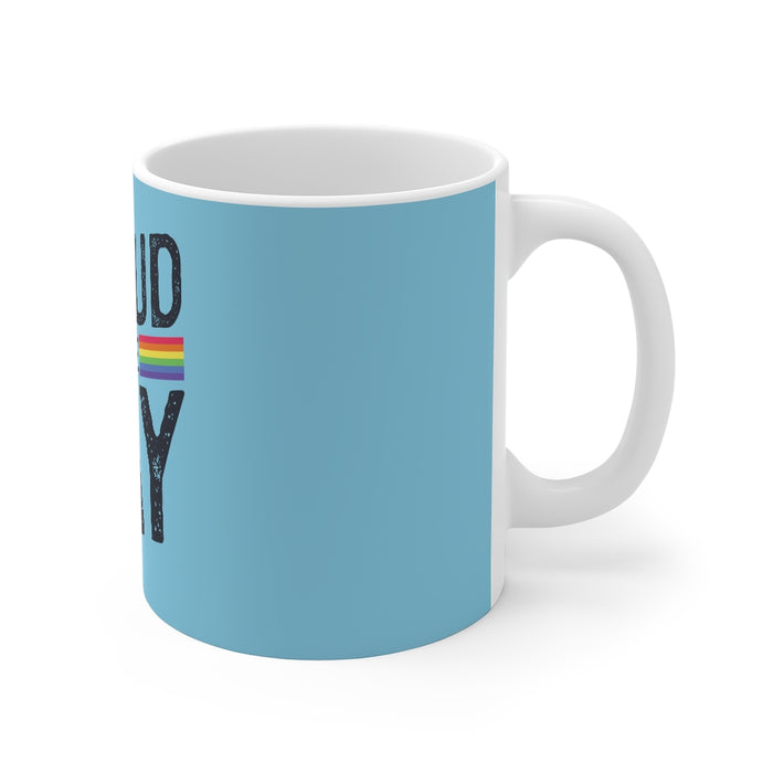 Rainbow Coffee Mug | Rainbow Coffee Mug - Proud To Be Gay | sumoearth 🌎