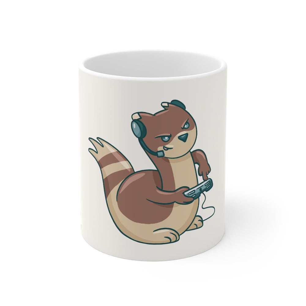 Gamer Coffee Mug | Gamer Ferret Coffee Mug | sumoearth 🌎