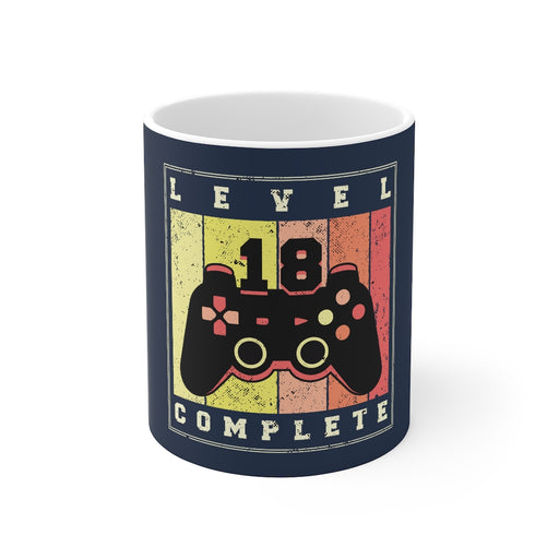 Gamer Coffee Mug | Level 18 Complete | Gamer Coffee Mug | sumoearth 🌎
