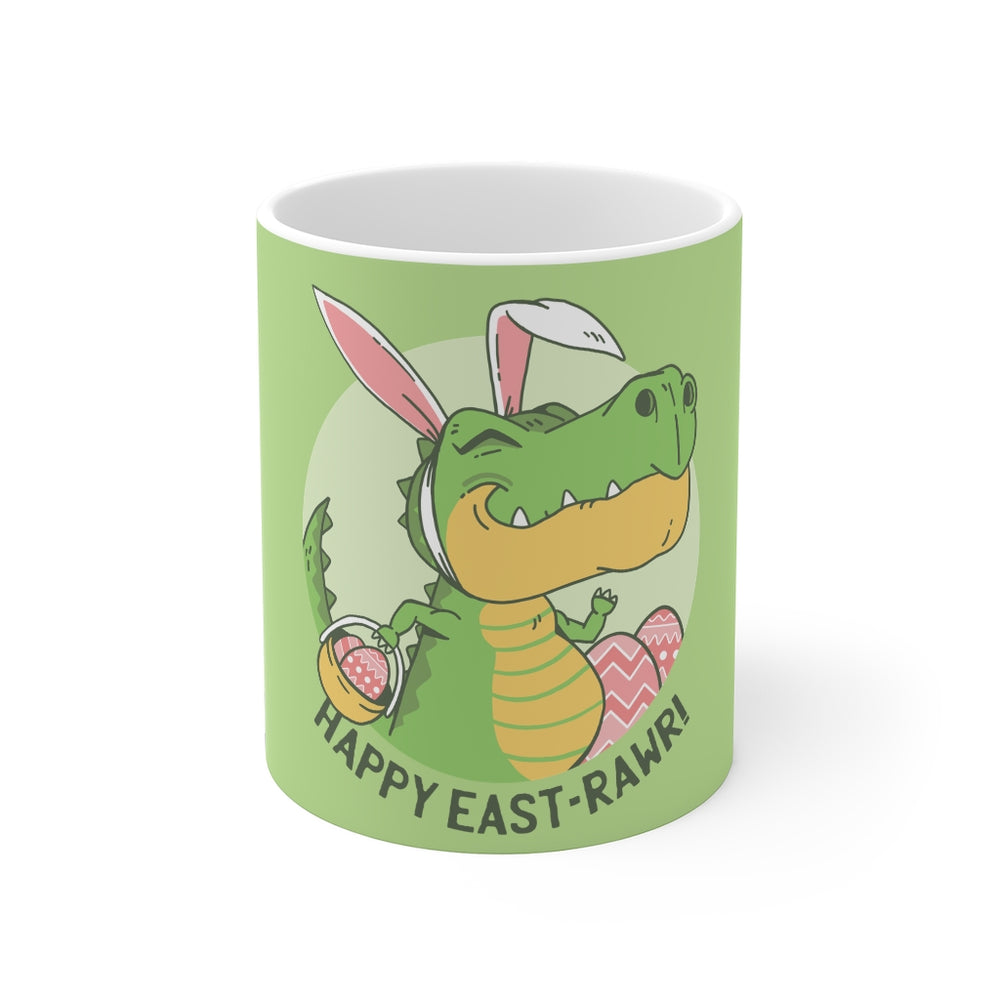 Dinosaur Coffee Mugs | Happy East-Rawr Coffee Mug | Dinosaur Coffee Mug | sumoearth 🌎