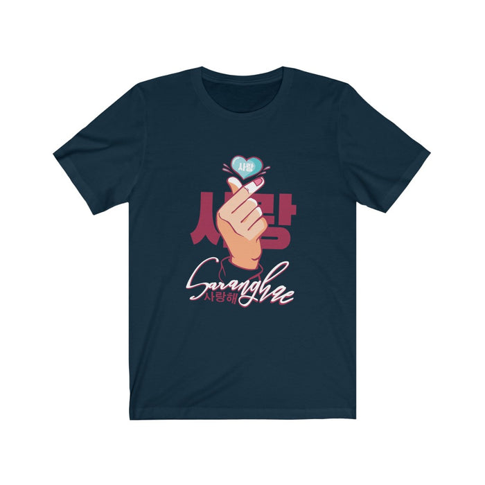 Anime Women's T Shirt | Saranghae - I Love You Women's T Shirt | sumoearth 🌎