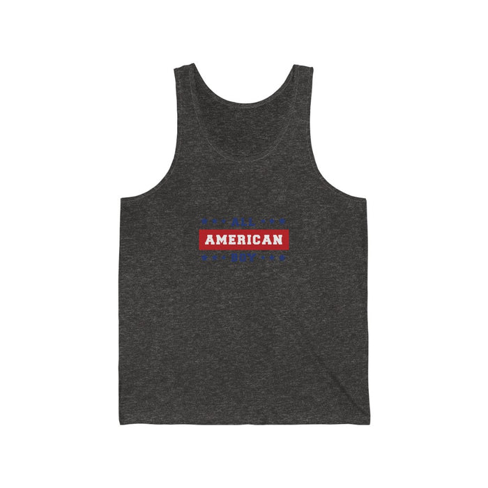 4th of July Tank Tops | All American Boy Unisex Tank Top | sumoearth 🌎