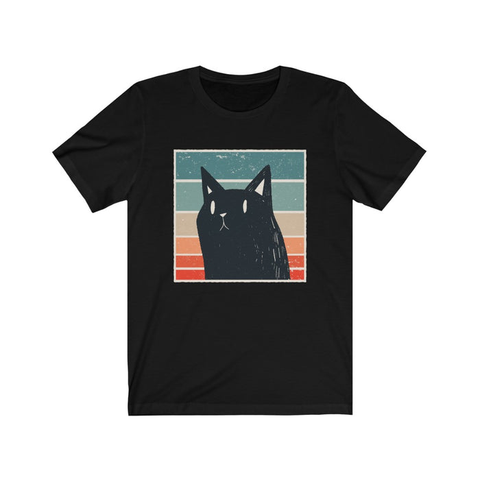 Retro Black Cat Women's T Shirt