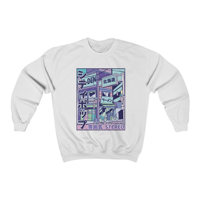 City Vibe Vaporwave Unisex Sweatshirt