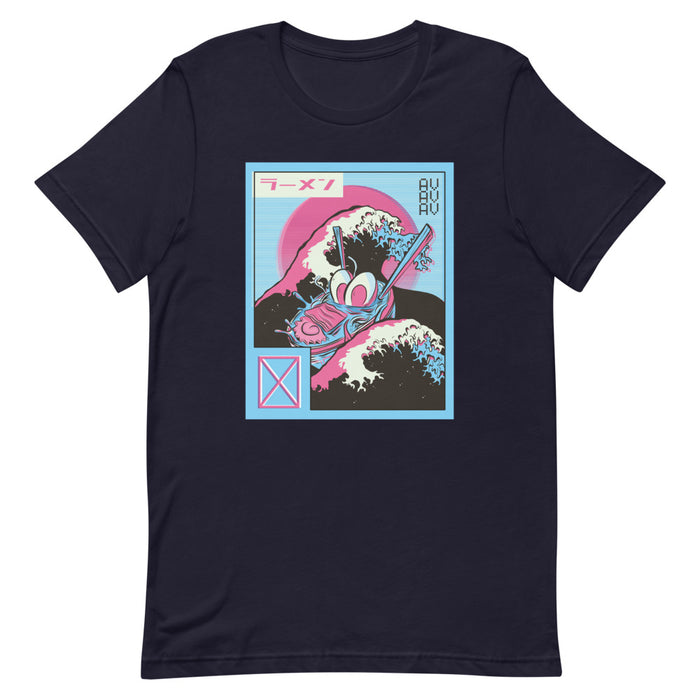 Ramen T Shirt | Unisex Ramen T Shirt - Vaporwave Ramen Ship | sumoearth 🌎